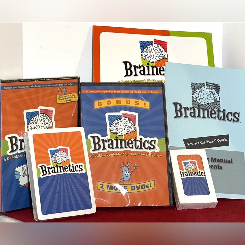 BRAINETICS Math and Memory System Game brand NEW complete set